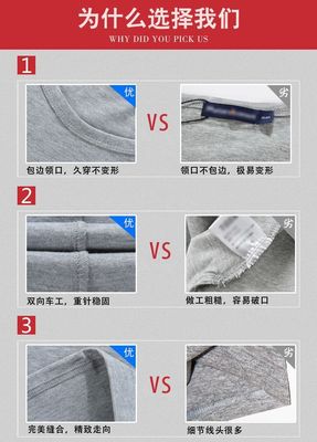 2014新款莱卡棉6535圆领包领短袖 品质与定制兼得的T恤之选